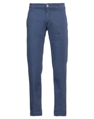 Entre Amis Man Pants Blue Size 32 Cotton, Elastane