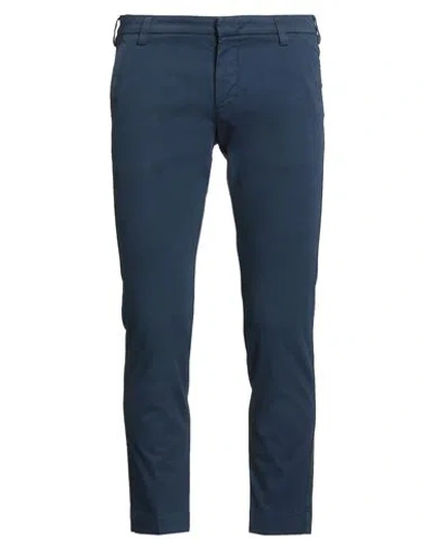 Entre Amis Man Pants Blue Size 33 Cotton, Lyocell, Elastane
