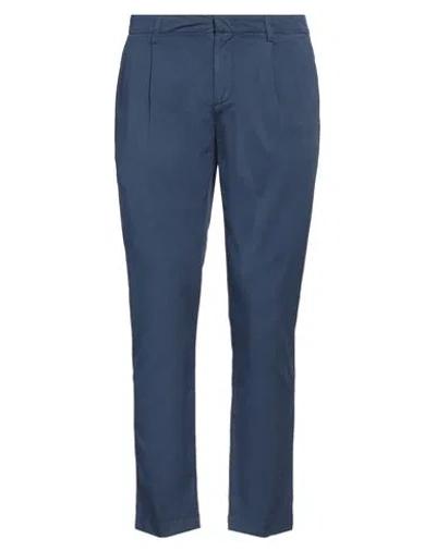 Entre Amis Man Pants Blue Size 34 Cotton, Lycra, Elastane