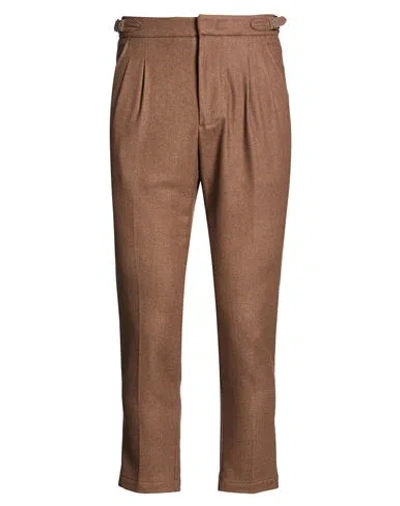 Entre Amis Man Pants Brown Size 29 Virgin Wool, Polyester