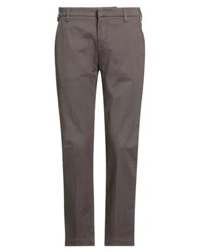 Entre Amis Man Pants Brown Size 31 Cotton, Elastane