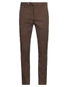 Entre Amis Man Pants Brown Size 33 Cotton, Nylon, Elastane