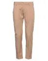 Entre Amis Man Pants Camel Size 31 Cotton, Elastane In Beige