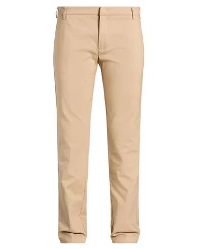 Entre Amis Man Pants Camel Size 38 Cotton, Polyamide, Elastane In Neutral