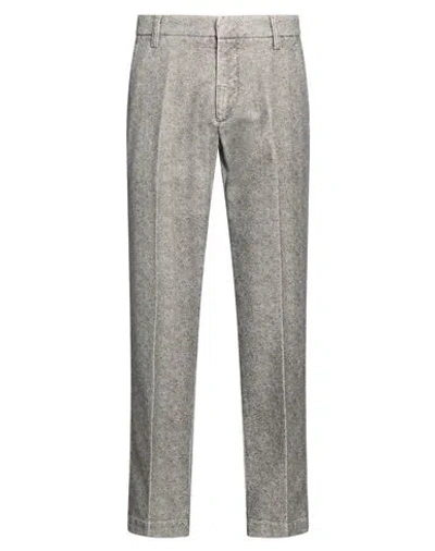 Entre Amis Man Pants Charcoal Size 31 Cotton, Elastane In Gray