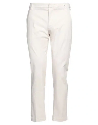 Entre Amis Man Pants Cream Size 42 Cotton, Lyocell, Elastane
