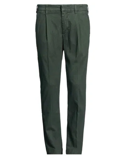Entre Amis Man Pants Dark Green Size 31 Cotton, Lycra, Elastane