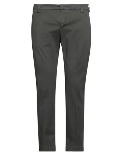 Entre Amis Man Pants Dark Green Size 34 Cotton, Elastane