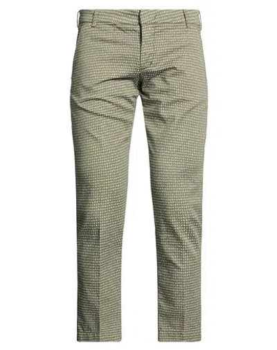 Entre Amis Man Pants Green Size 36 Cotton, Polyester, Elastane