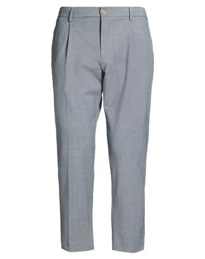 Entre Amis Man Pants Grey Size 35 Wool, Polyester, Elastane In Gray