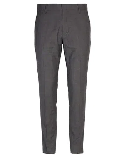 Entre Amis Man Pants Grey Size 38 Polyester, Wool, Elastane In Gray