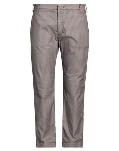 Entre Amis Man Pants Grey Size 40 Cotton, Polyester, Elastane