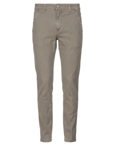 Entre Amis Man Pants Khaki Size 29 Cotton, Elastane In Beige
