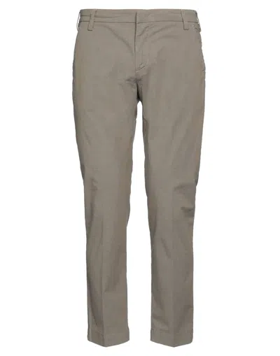 Entre Amis Man Pants Khaki Size 34 Cotton, Polyester, Elastane In Beige