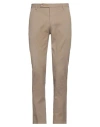 Entre Amis Man Pants Khaki Size 35 Cotton, Nylon, Elastane In Beige