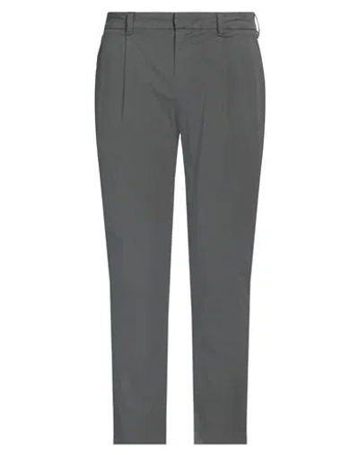 Entre Amis Man Pants Lead Size 34 Cotton, Elastane In Gray
