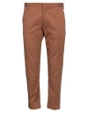 Entre Amis Man Pants Light Brown Size 31 Cotton, Elastane In Beige