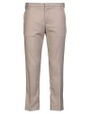 Entre Amis Man Pants Light Brown Size 40 Polyester, Rayon, Elastane In Gray