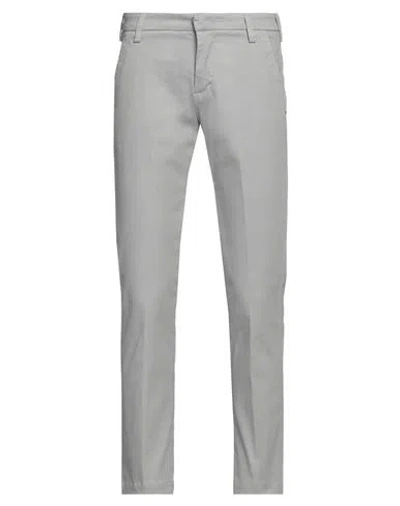 Entre Amis Man Pants Light Grey Size 29 Cotton, Elastane In Gray