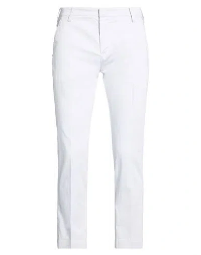 Entre Amis Man Pants Light Grey Size 33 Cotton, Polyester, Elastane In Gray