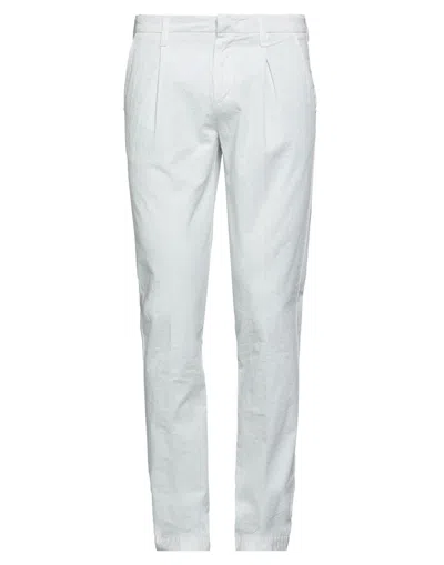 Entre Amis Man Pants Light Grey Size 35 Cotton, Elastane