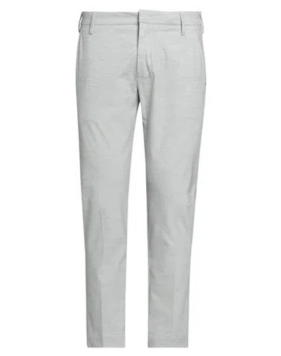 Entre Amis Man Pants Light Grey Size 35 Cotton, Polyester, Viscose, Elastane In White