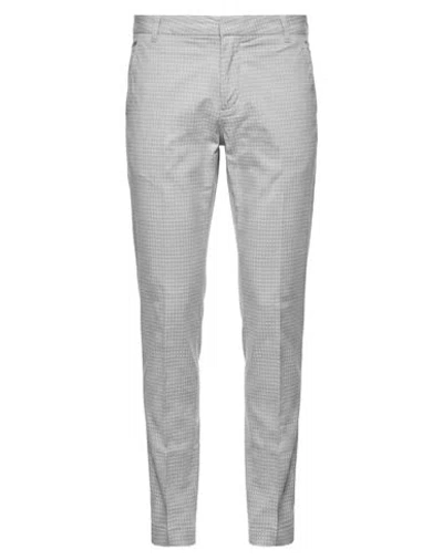 Entre Amis Man Pants Light Grey Size 36 Cotton, Polyester, Elastane