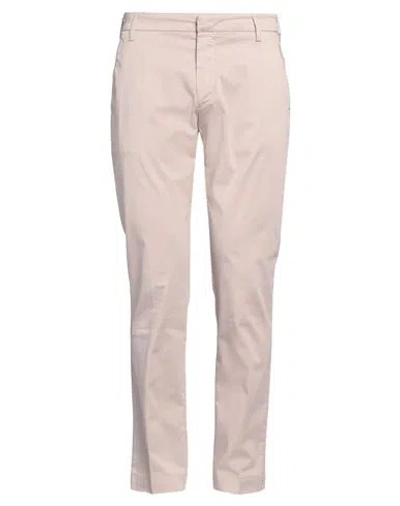 Entre Amis Man Pants Light Pink Size 34 Cotton, Polyester, Elastane