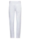 Entre Amis Man Pants Ivory Size 36 Cotton, Polyamide, Elastane