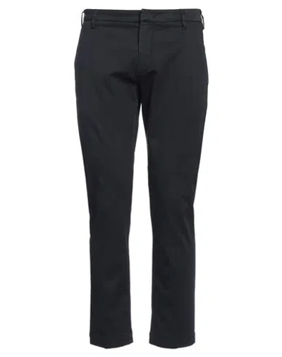 Entre Amis Man Pants Midnight Blue Size 35 Cotton, Lyocell, Elastane In Black