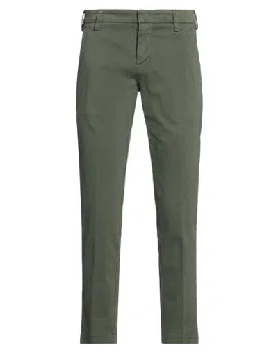 Entre Amis Man Pants Military Green Size 31 Cotton, Elastane