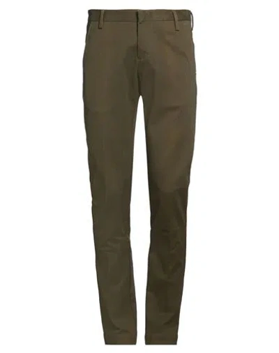 Entre Amis Man Pants Military Green Size 31 Cotton, Elastane