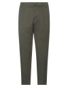 Entre Amis Man Pants Military Green Size 35 Cotton, Elastane
