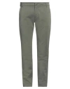 Entre Amis Man Pants Military Green Size 40 Cotton, Elastane