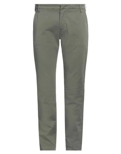Entre Amis Man Pants Military Green Size 40 Cotton, Elastane