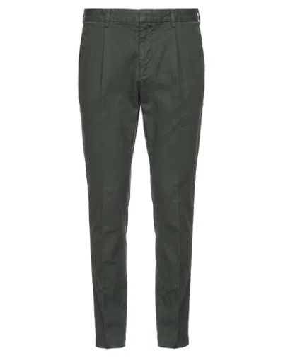 Entre Amis Man Pants Military Green Size 40 Cotton, Lycra, Elastane