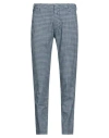 Entre Amis Man Pants Navy Size 31 Cotton, Linen, Polyester, Elastane In Navy Blue