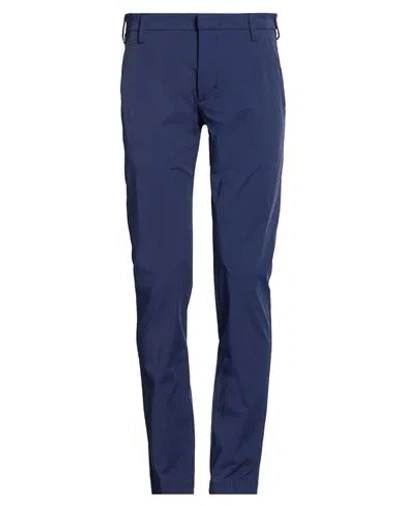 Entre Amis Man Pants Navy Size 31 Polyamide, Elastane In Blue