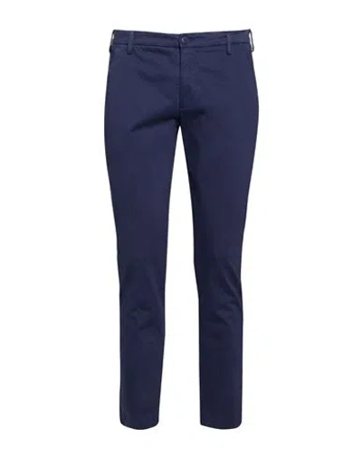 Entre Amis Man Pants Navy Size 33 Cotton, Elastane