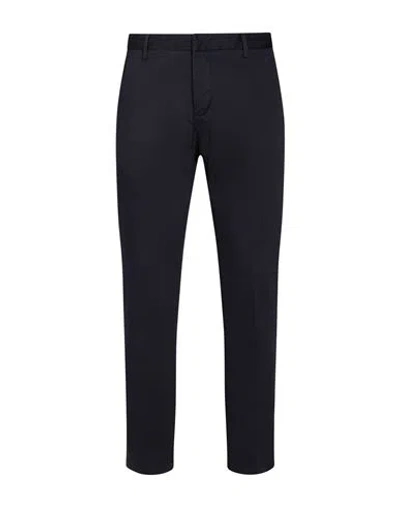 Entre Amis Man Pants Navy Size 36 Cotton, Elastane In Blue