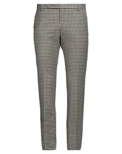 Entre Amis Man Pants Sand Size 30 Virgin Wool, Elastane In Black