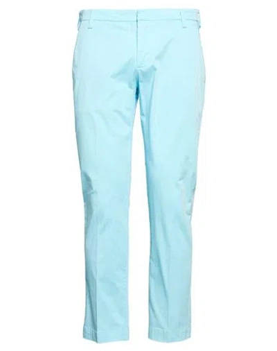 Entre Amis Man Pants Sky Blue Size 31 Cotton, Elastane