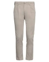 Entre Amis Man Pants Taupe Size 30 Cotton, Elastane In Grey