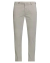Entre Amis Man Pants Taupe Size 33 Cotton, Elastane In Gray
