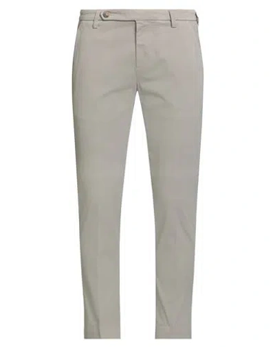 Entre Amis Man Pants Taupe Size 33 Cotton, Elastane In Gray