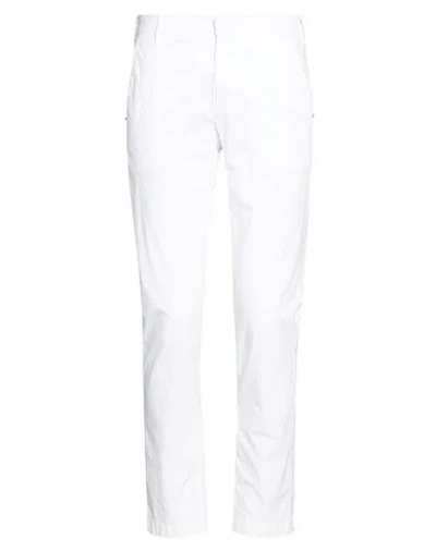 Entre Amis Man Pants White Size 32 Cotton, Elastane