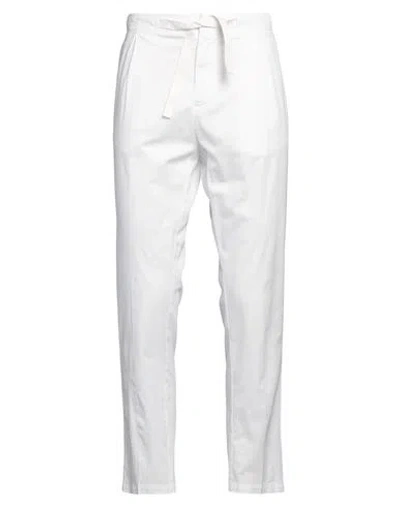 ENTRE AMIS ENTRE AMIS MAN PANTS WHITE SIZE 34 COTTON, LYOCELL, ELASTANE
