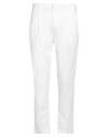Entre Amis Man Pants White Size 30 Cotton, Lycra, Elastane