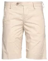 Entre Amis Mens Beige Bermuda Shorts In Naturale