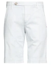Entre Amis Man Shorts & Bermuda Shorts Light Grey Size 31 Cotton, Elastane
